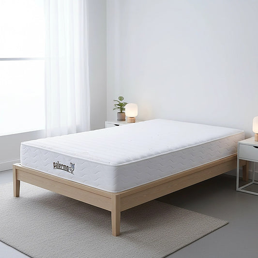 Contour Encased Coil Single Mattress - Hybrid Support with CertiPUR-US Certified Foam Comfort Layers V63-818723