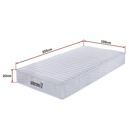 Contour Encased Coil King Single Mattress - Hybrid Support with CertiPUR-US Certified Foam Comfort Layers V63-818733