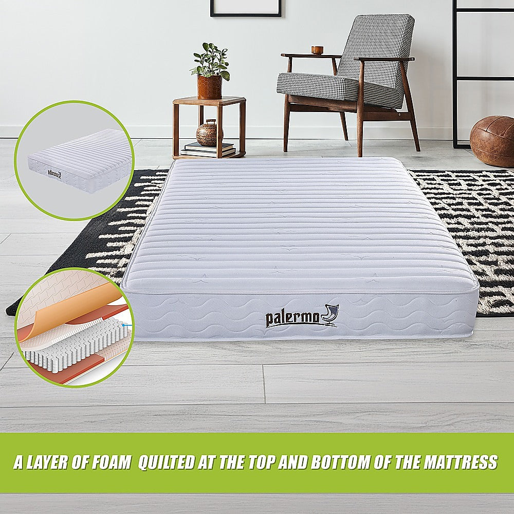 Contour Encased Coil Queen Mattress - Hybrid Support with CertiPUR-US Certified Foam Comfort Layers V63-818753