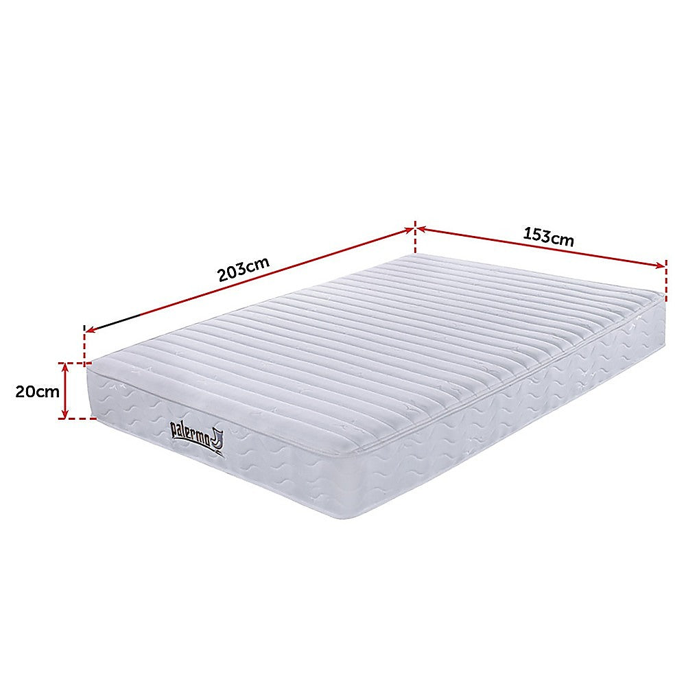 Contour Encased Coil Queen Mattress - Hybrid Support with CertiPUR-US Certified Foam Comfort Layers V63-818753