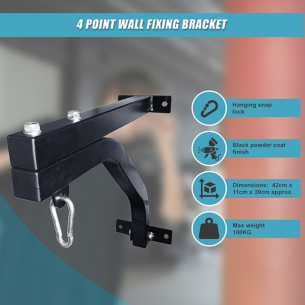 Heavy Duty Punch Bag Wall Bracket - Steel Boxing Bag Holder for Home Gym V63-818933