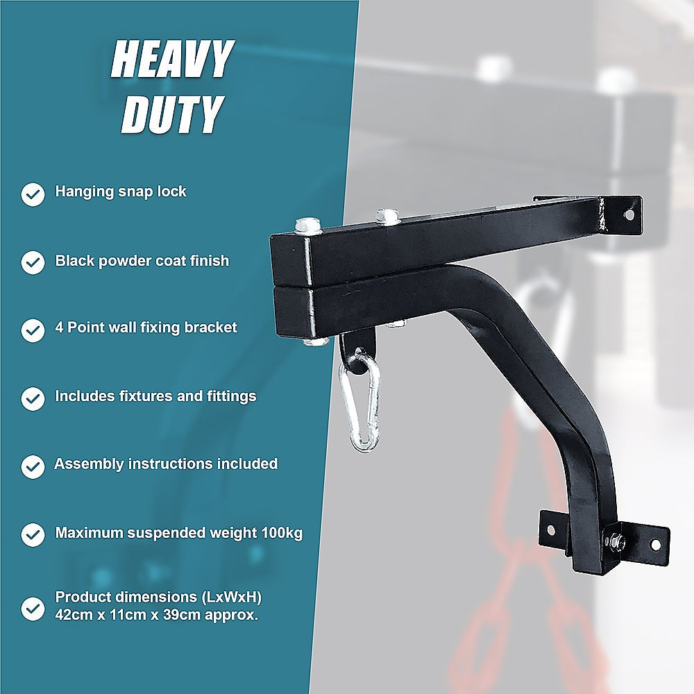 Heavy Duty Punch Bag Wall Bracket - Steel Boxing Bag Holder for Home Gym V63-818933