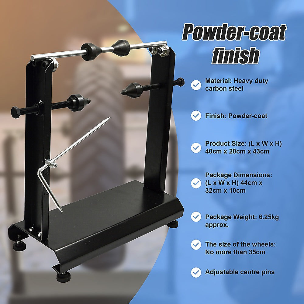 Motorcycle Wheel Balancer Stand Motor Heavy Duty Carbon Steel V63-818953