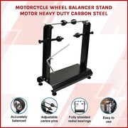 Motorcycle Wheel Balancer Stand Motor Heavy Duty Carbon Steel V63-818953