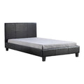 King Single PU Leather Bed Frame Black V63-819103