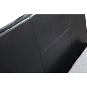 King Single PU Leather Bed Frame Black V63-819103