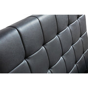 King Single PU Leather Deluxe Bed Frame Black V63-819113