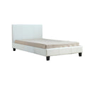 King Single PU Leather Bed Frame White V63-819213