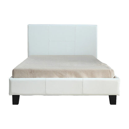 King Single PU Leather Bed Frame White V63-819213