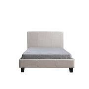 King Single Linen Fabric Bed Frame Beige