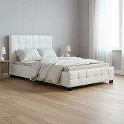 King Single PU Leather Deluxe Bed Frame White V63-819253