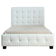 King Single PU Leather Deluxe Bed Frame White V63-819253