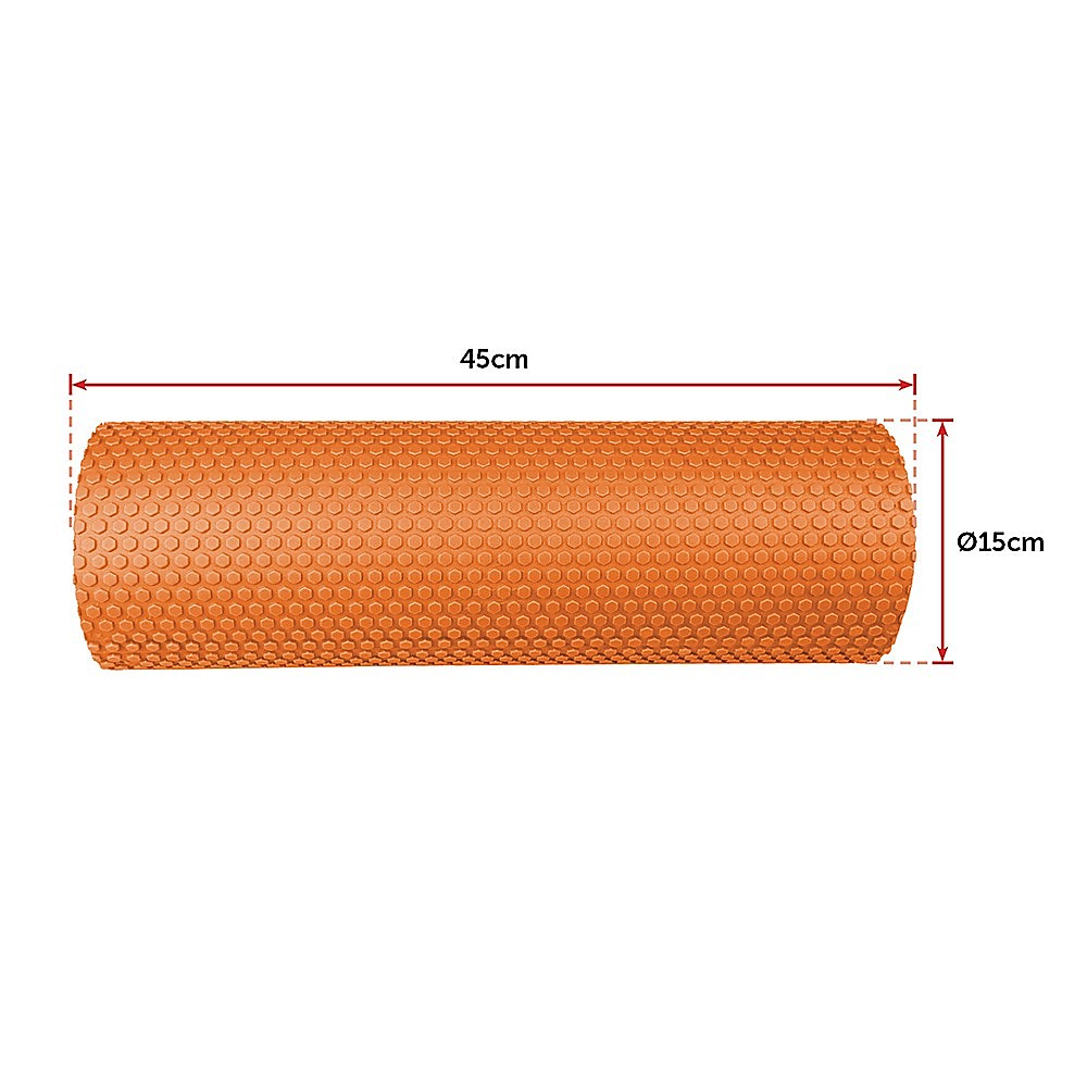45 x 15cm Physio Yoga Pilates Foam Roller V63-819353