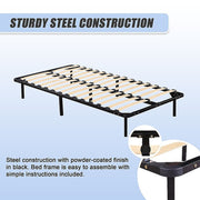 King Single Metal Bed Frame - Bedroom Furniture V63-819363