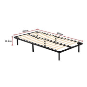 King Single Metal Bed Frame - Bedroom Furniture V63-819363