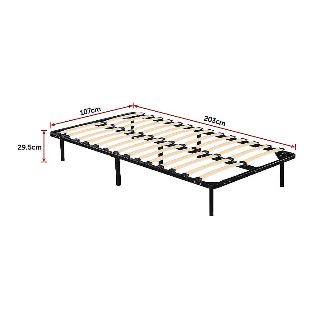 King Single Metal Bed Frame - Bedroom Furniture V63-819363