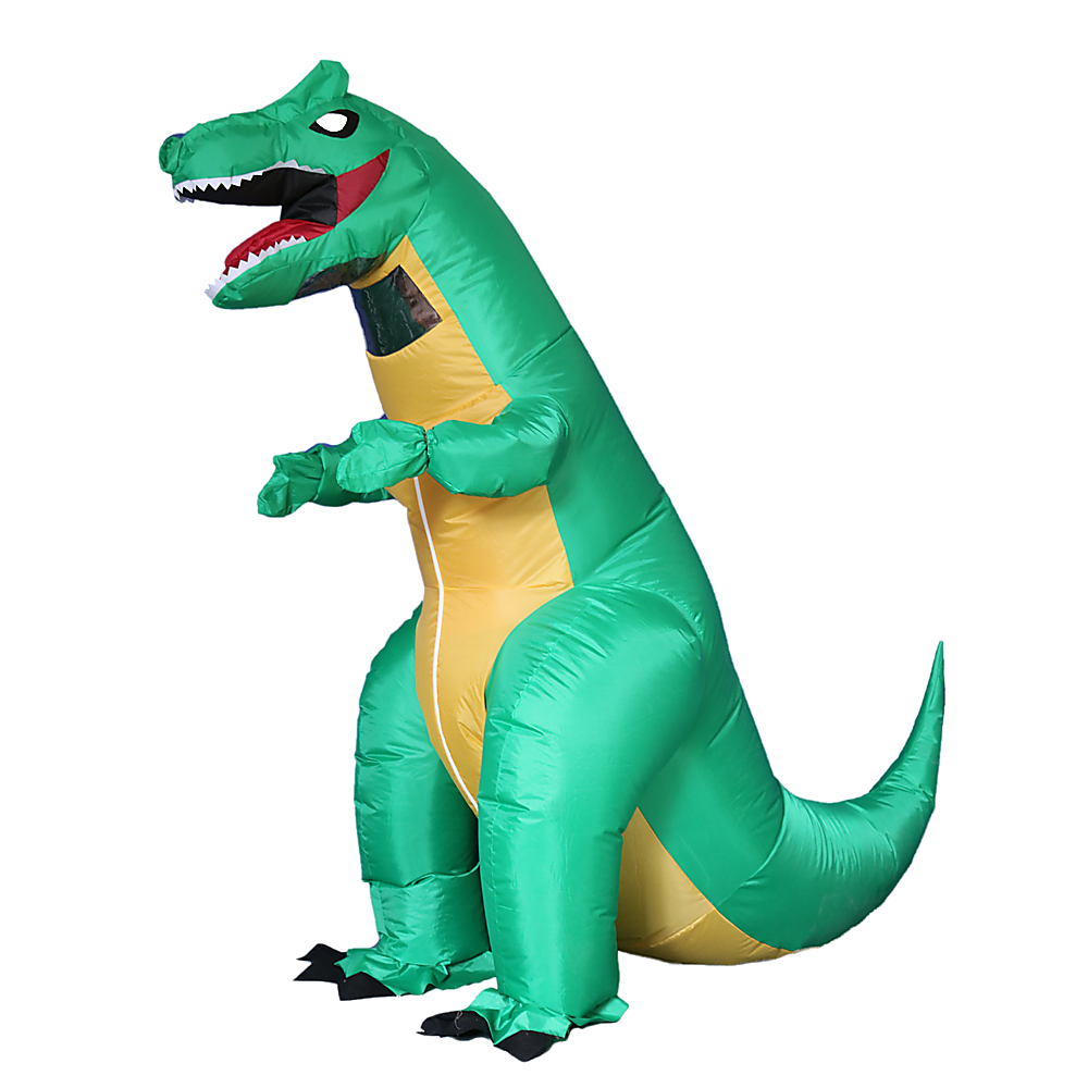 Dinosaur T-Rex Fancy Dress Fan Inflatable Costume Tyrannosaurus Suit V63-819373