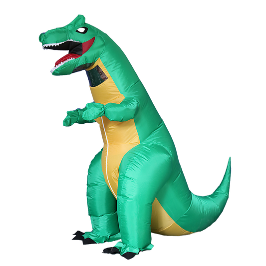 Dinosaur T-Rex Fancy Dress Fan Inflatable Costume Tyrannosaurus Suit V63-819373