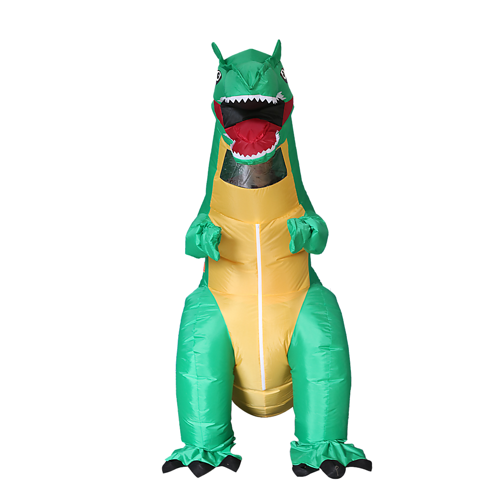 Dinosaur T-Rex Fancy Dress Fan Inflatable Costume Tyrannosaurus Suit V63-819373