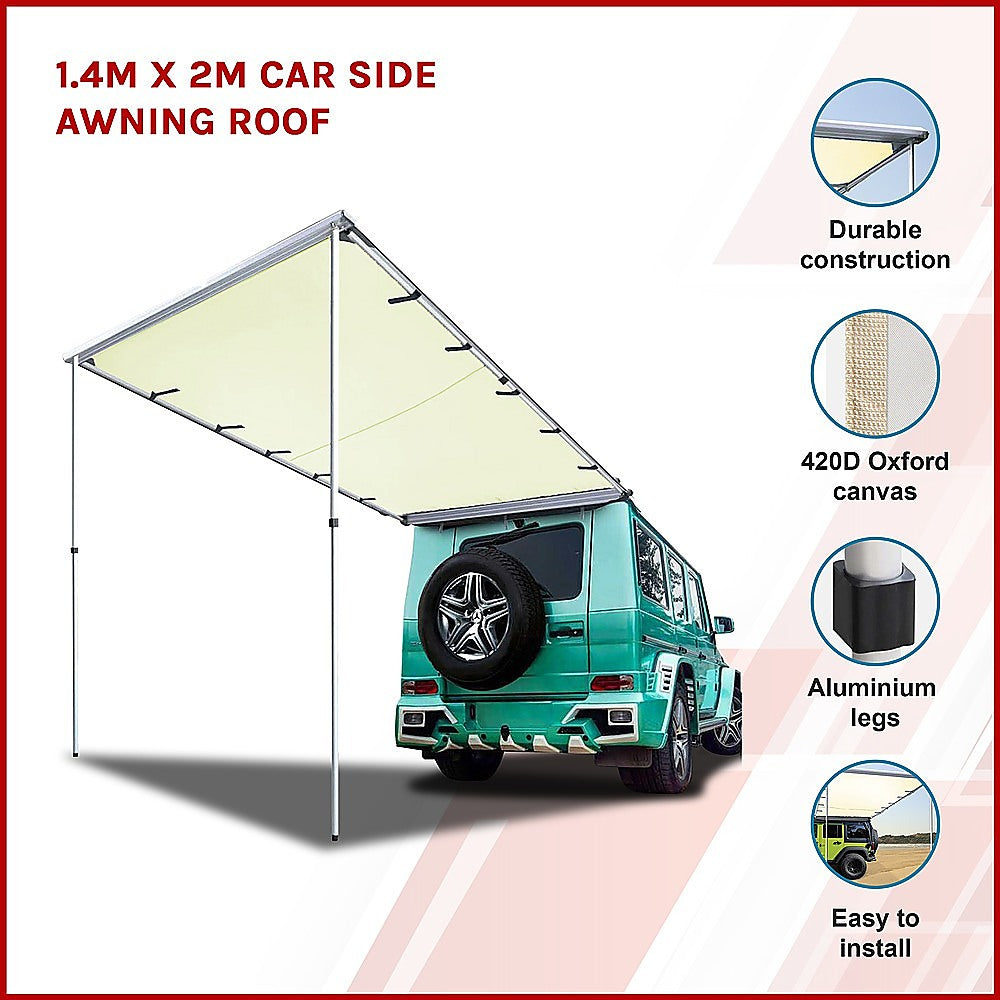 1.4m x 2m Car Side Awning Roof V63-819483
