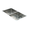 865x440mm Handmade Stainless Steel Undermount / Topmount Kitchen Sink with Waste V63-819493