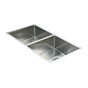 865x440mm Handmade Stainless Steel Undermount / Topmount Kitchen Sink with Waste V63-819493