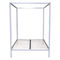 Cream Queen Four Poster Bed Frame