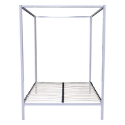 Cream Queen Four Poster Bed Frame