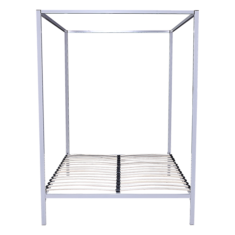 Cream Queen Four Poster Bed Frame