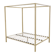 Gold Queen Four Poster Bed Frame