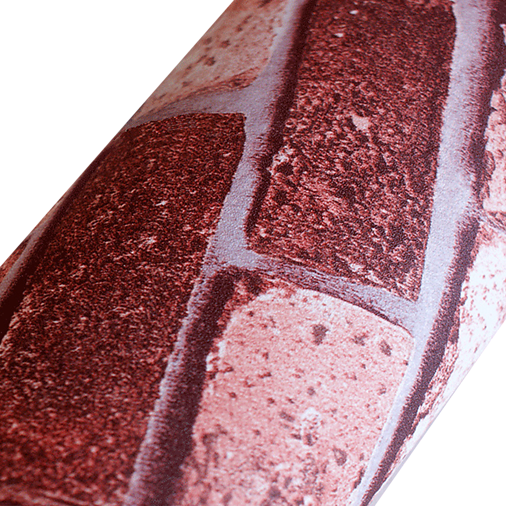 10m 3D Red Brick Print Theme Wallpaper V63-819943