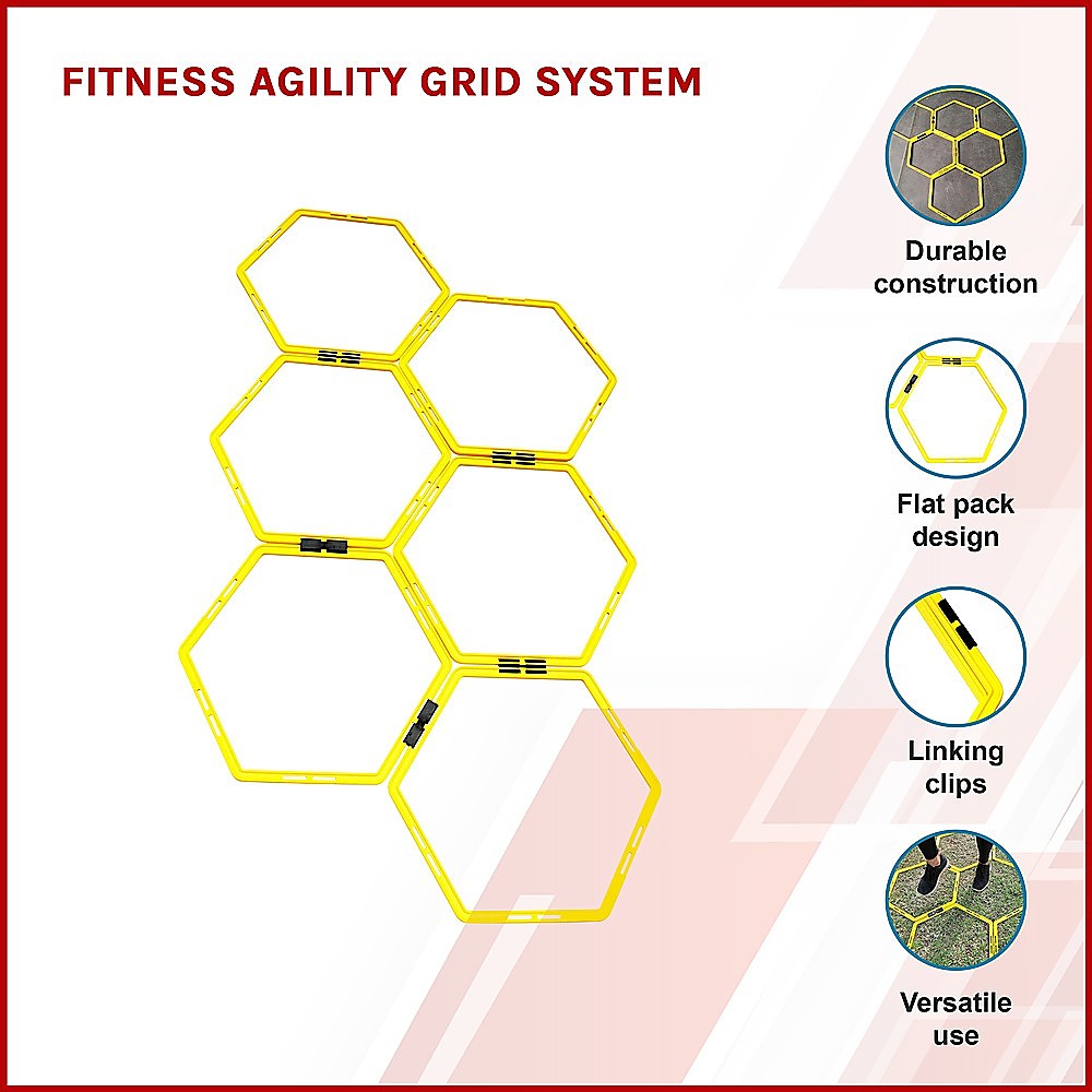 Fitness Agility Grid System for Speed and Footwork Training V63-819983