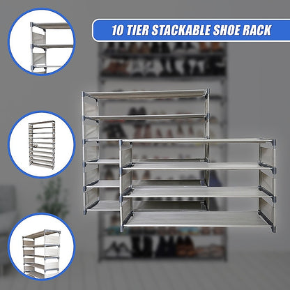 50 Pairs 10 Tiers Shoe Rack V63-820163