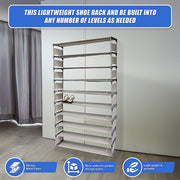 50 Pairs 10 Tiers Shoe Rack V63-820163