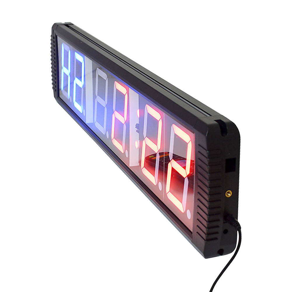6 Digit Digital Timer Interval Fitness Clock LED Gym Display V63-820533