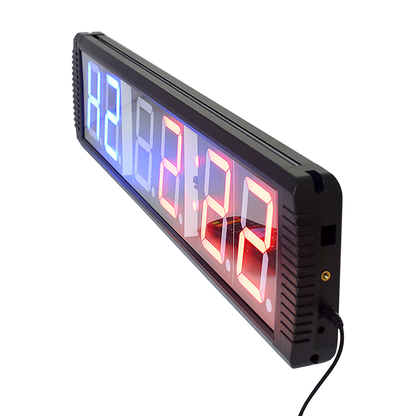 6 Digit Digital Timer Interval Fitness Clock LED Gym Display V63-820533