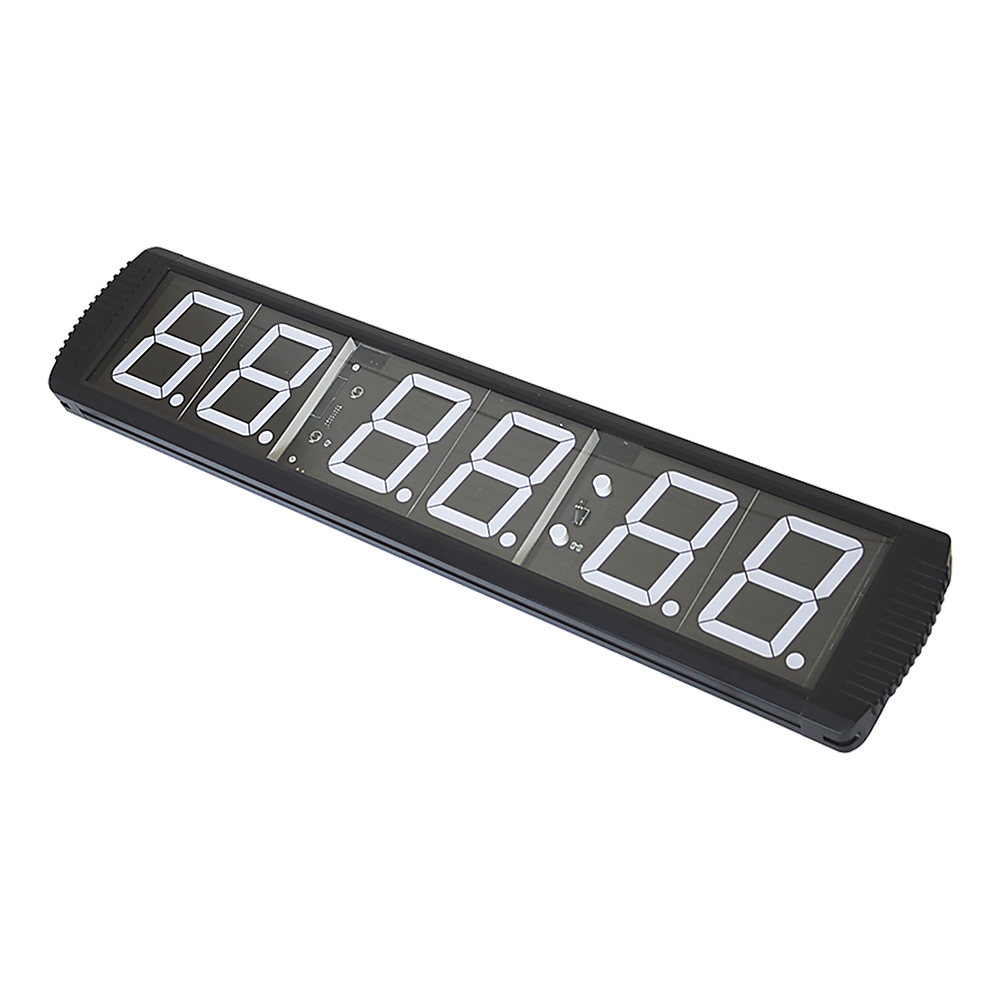 6 Digit Digital Timer Interval Fitness Clock LED Gym Display V63-820533