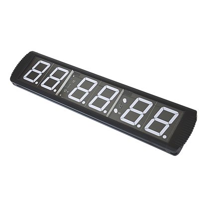 6 Digit Digital Timer Interval Fitness Clock LED Gym Display V63-820533