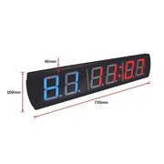 6 Digit Digital Timer Interval Fitness Clock LED Gym Display V63-820533