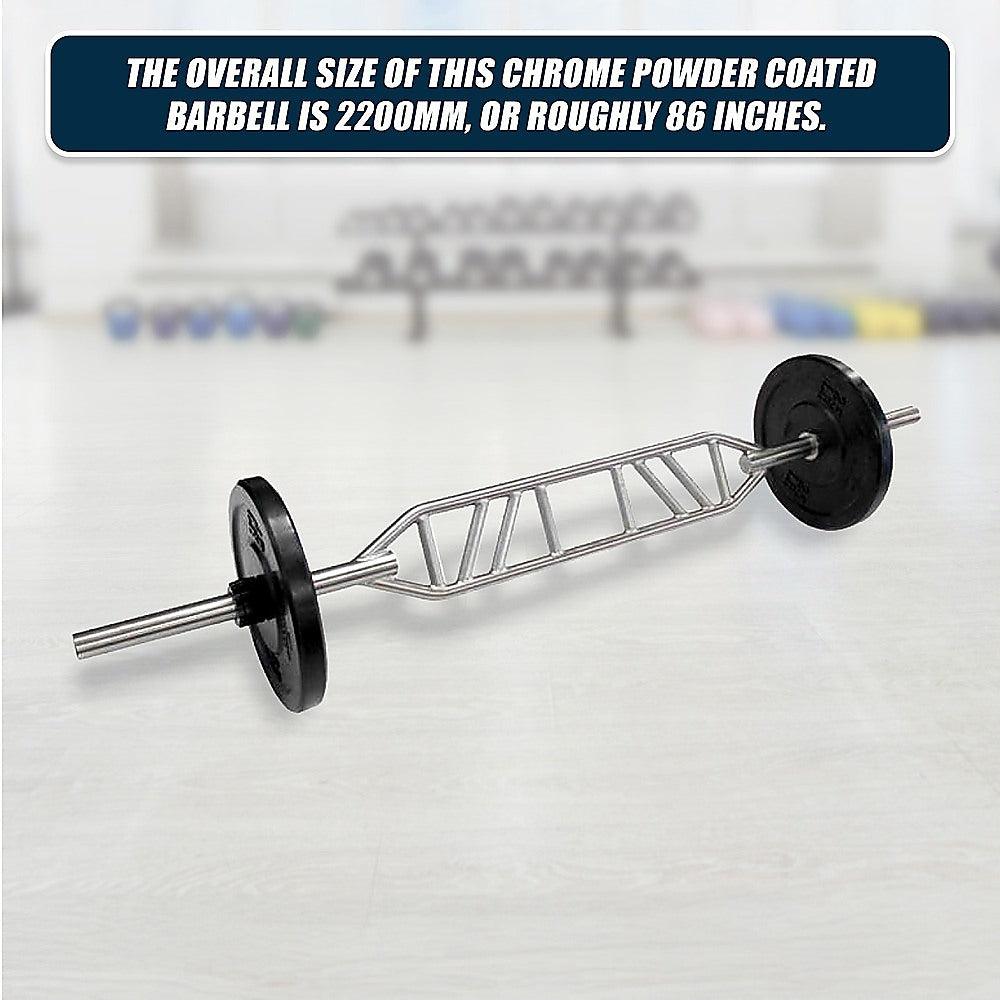 Olympic Swiss Bar Specialty Barbell for Bench Press & Tricep Training