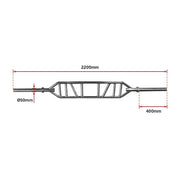 Olympic Swiss Bar Specialty Barbell for Bench Press & Tricep Training