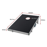 Bean Bag Toss Cornhole Game Set Aluminium Frame Portable Design V63-821073