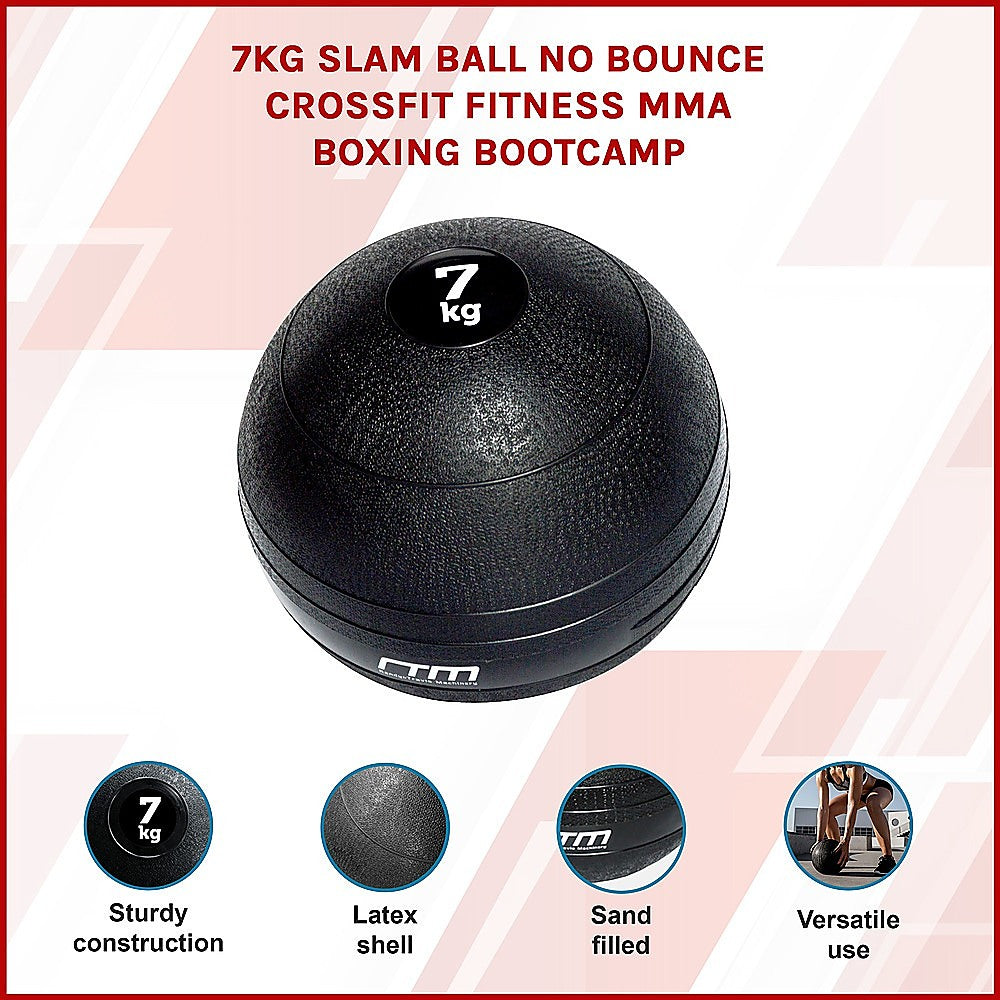 7kg Slam Ball No Bounce Crossfit Fitness MMA Boxing BootCamp V63-821093