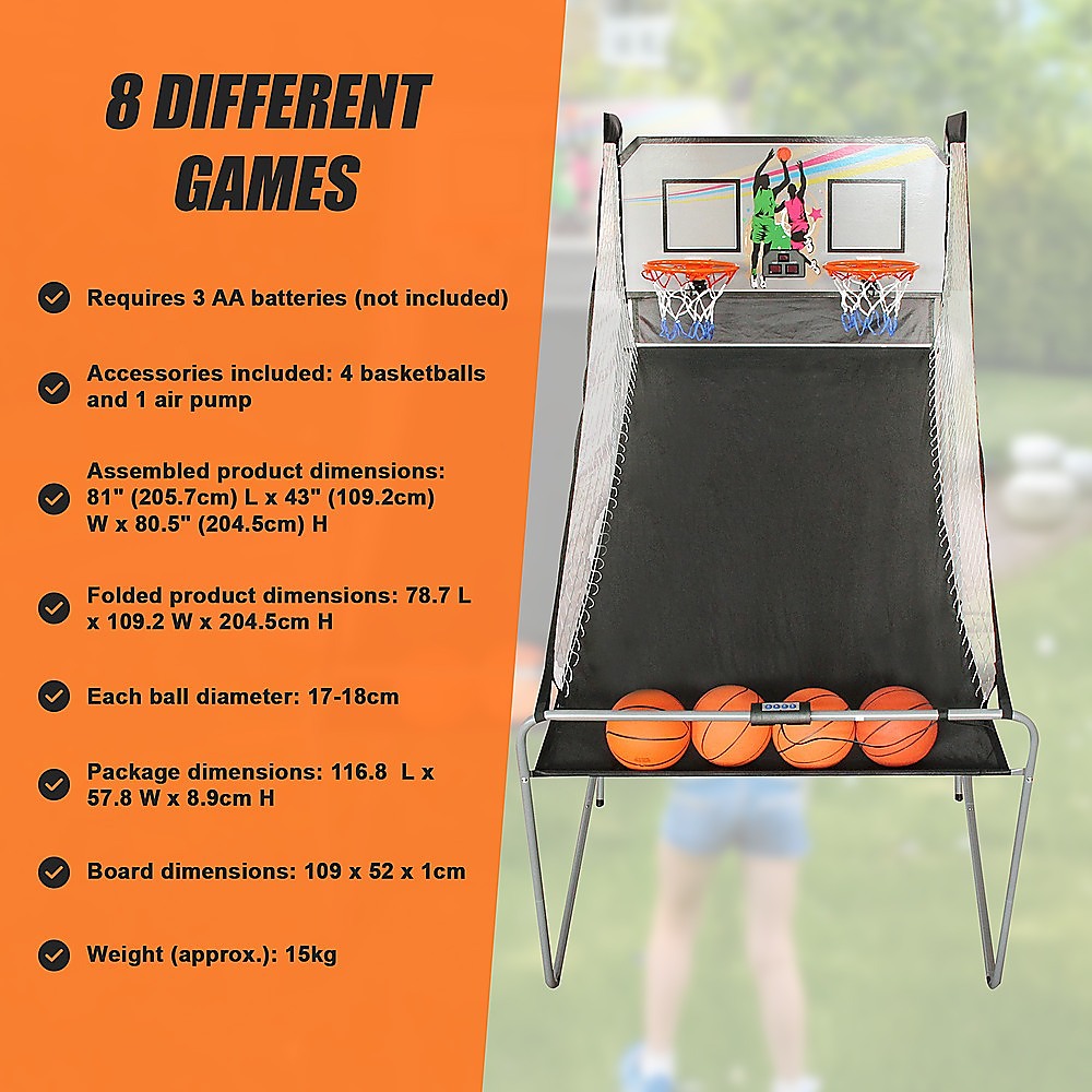 Arcade Basketball Game 2-Player Electronic Sports V63-821113