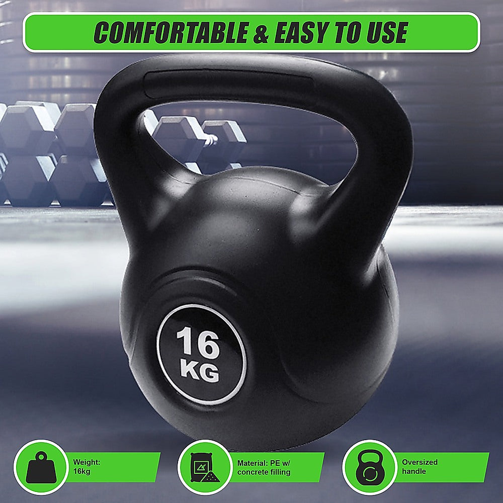 16kg Concrete Kettlebell Weight for Strength Training Home Gym V63-821123