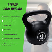 16kg Concrete Kettlebell Weight for Strength Training Home Gym V63-821123