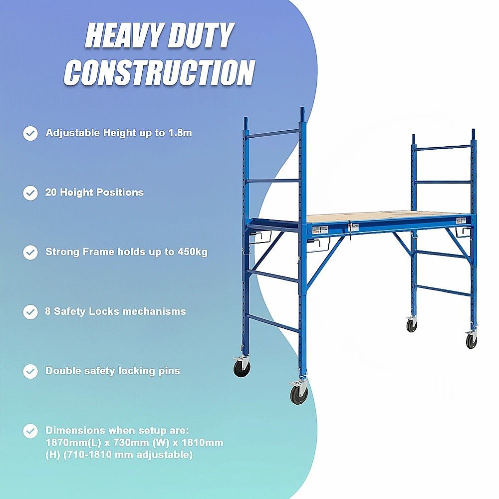 Mobile Safety High Scaffold / Ladder Tool -450KG V63-821193