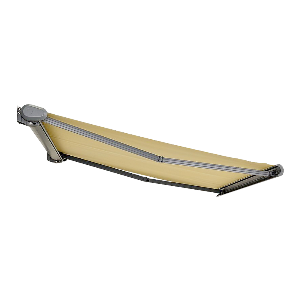 5.0m x 3.0m Retractable Folding Arm Awning Heavy Duty Full Cassette Motorised V63-821233