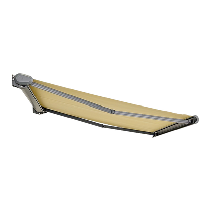 5.0m x 3.0m Retractable Folding Arm Awning Heavy Duty Full Cassette Motorised V63-821233