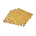 12 Tile EVA Interlocking Gym Floor Mats Wood Colour for Home Yoga V63-821293